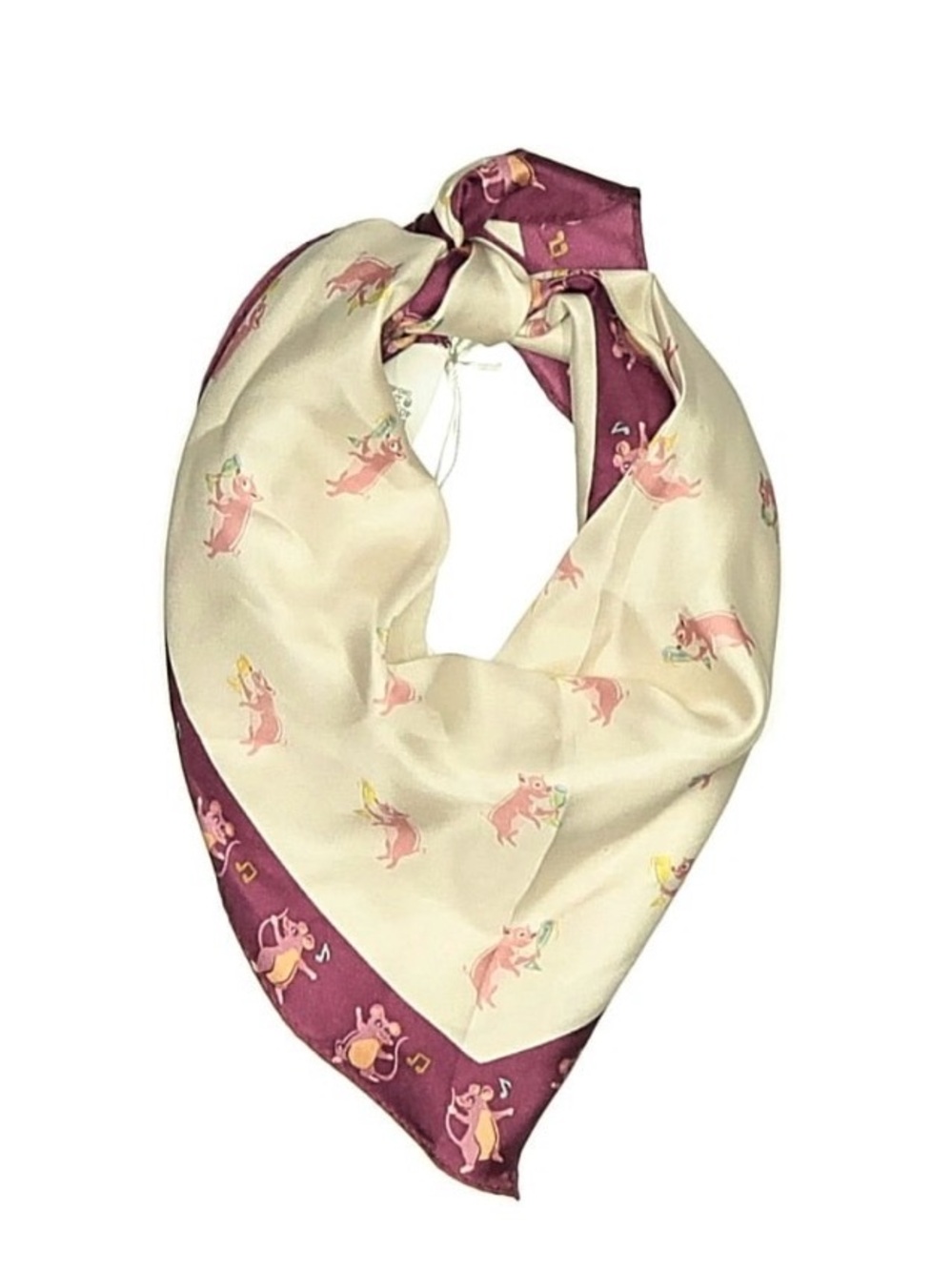 Coach Limited Edition Party Animal Silk Diamond Scarf NWT